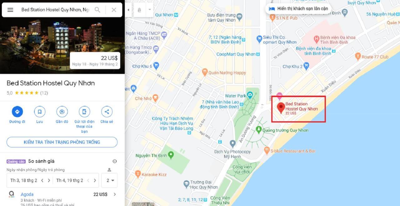 קוי נון Bed Station Hostel מראה חיצוני תמונה